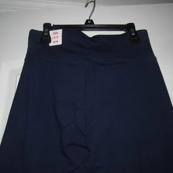 NWT JUSTICE Crop Blue Pull-On Pants Kids Size 18/20 - Picture 3 of 4